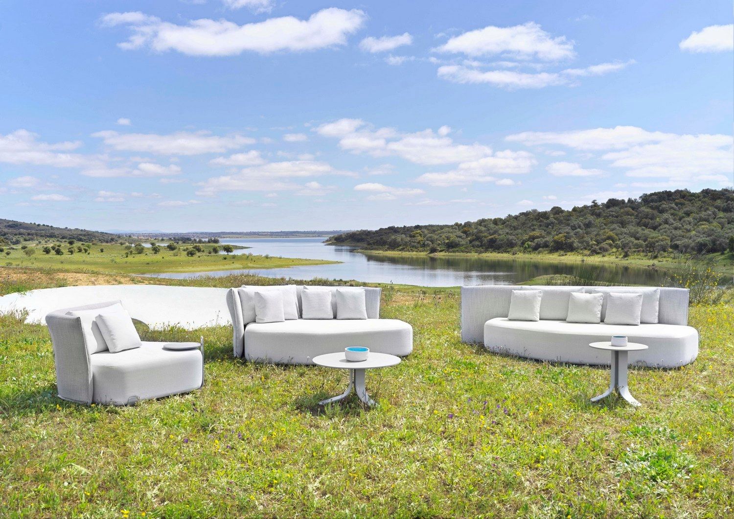 Круглый садовый столик GANDIABLASCO Isla ARCH-00064035 - Вид №18