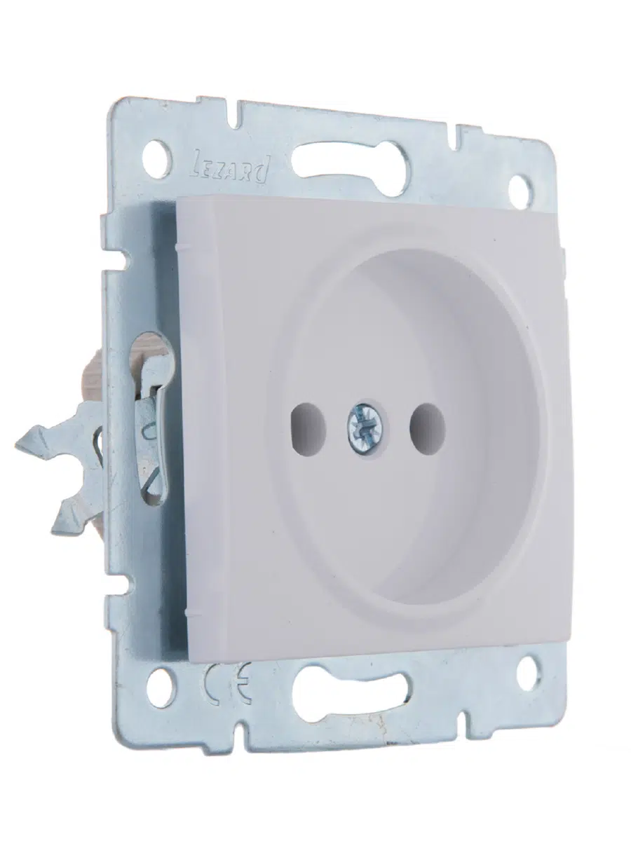 KARINA Розетка бз белый LEZARD 707-0288-121В - Вид №4