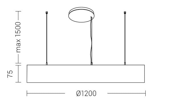 Алюминиевый светодиодный подвесной светильник Rossini Illuminazione Cercle ARCH-00071761 - Вид №7