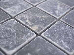 Черная мраморная мозаика Marquina