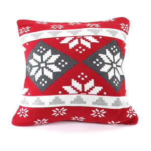 en_ny0057 Подушка с орнаментом christmas story, 45х45 см EnjoyMe