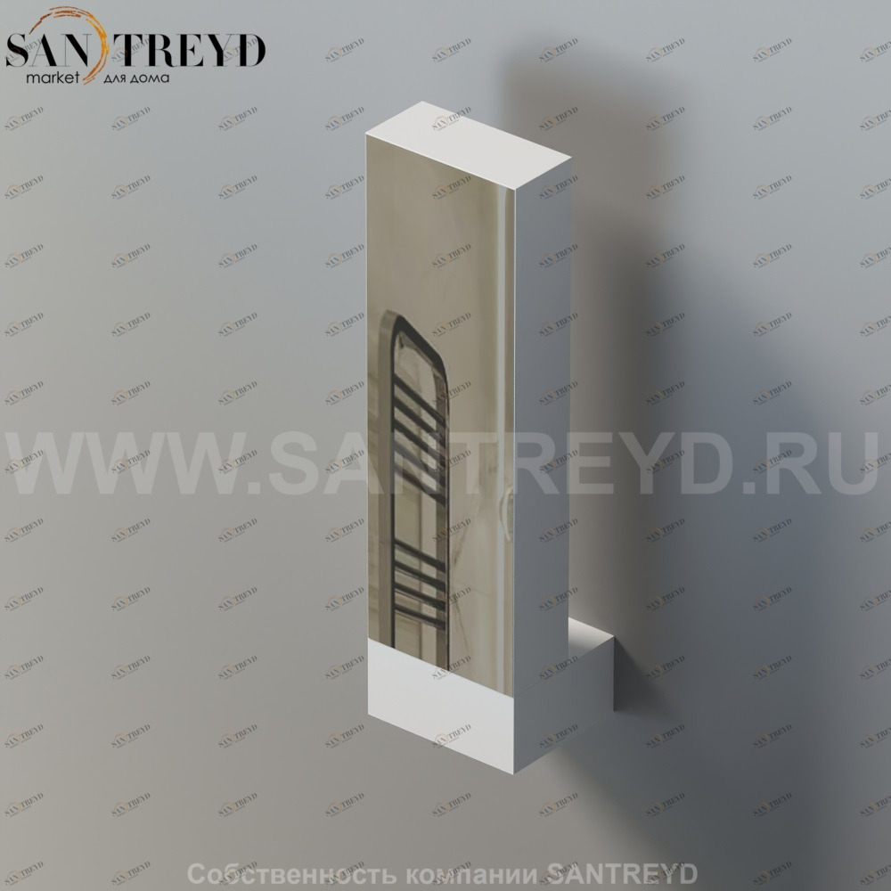 Agape JET Зеркальный вращающийся шкаф в коробе из белого МДФ ASPE030