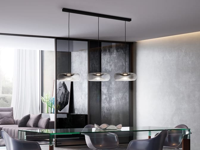 Стеклянный светодиодный подвесной светильник Cangini & Tucci ARCH-00009858