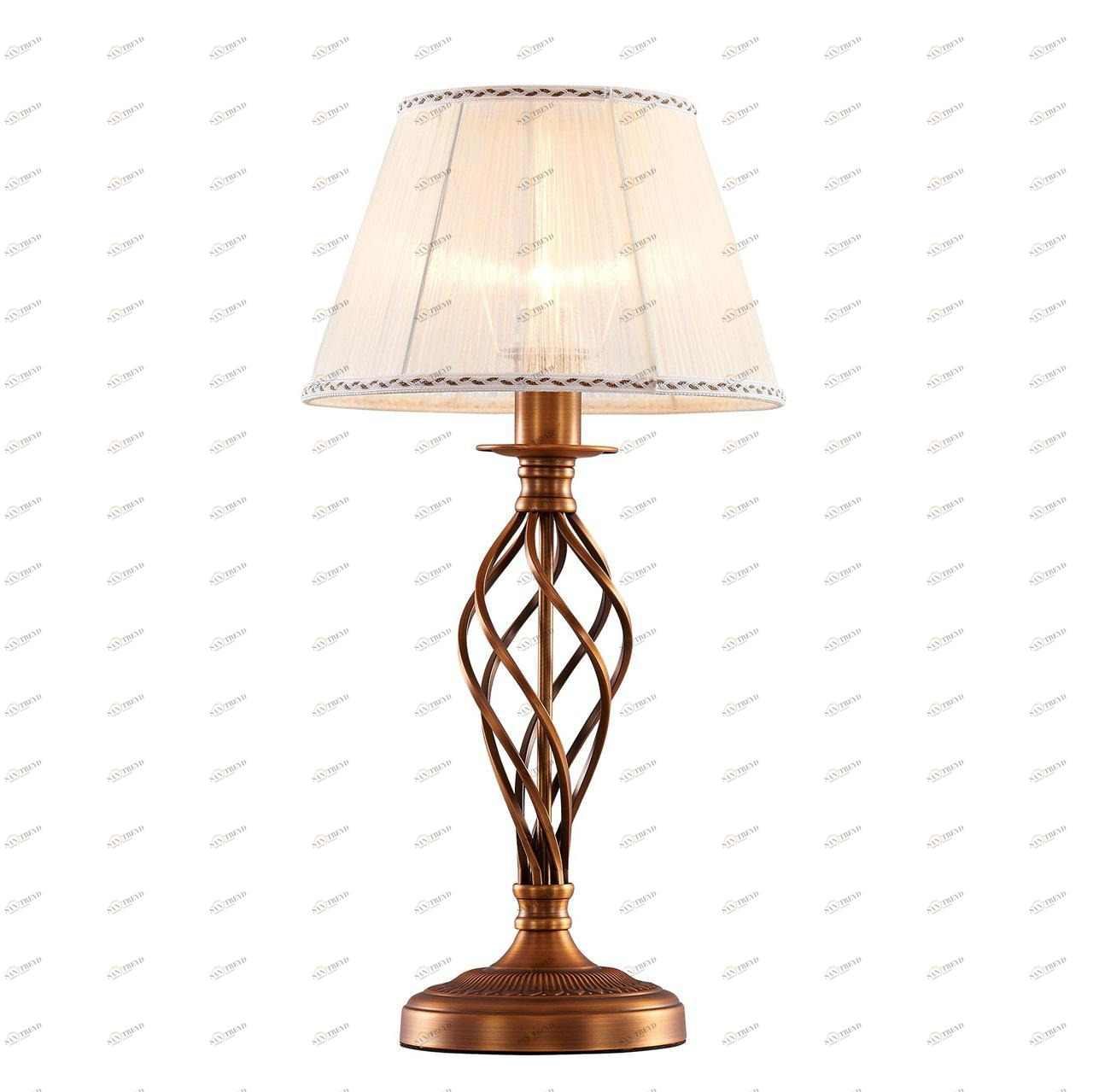 Настольная лампа Citilux Ровена CL427811 CITILUX ИНТЕРЬЕРНЫЕ 191642 Белый;медь 