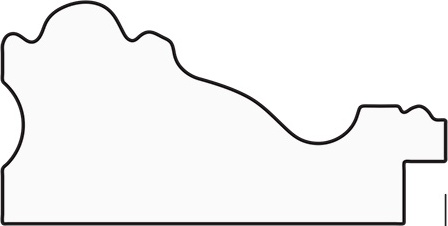 BY 3173 Зеркало в багетной раме - версаль кракелюр 64 mm EVOFORM Definite - Вид №4