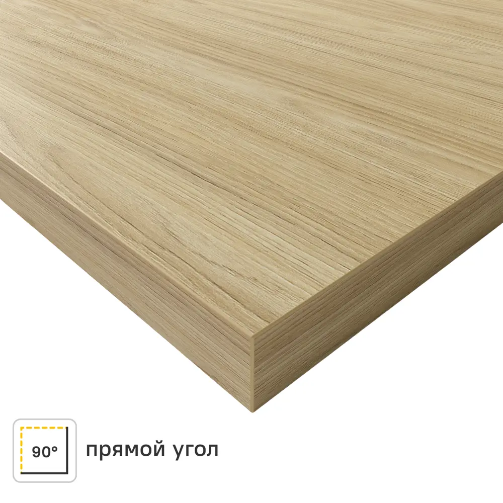 Столешница KONSENSA Ирбит 60x300x3.8 см ДСП цвет коричневый 89452043 STLM-2170793 ДСП Прямой угол