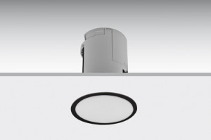 DST-39 Lens flush-mounted with metallic trim Daisalux Светильники аварийные Черный