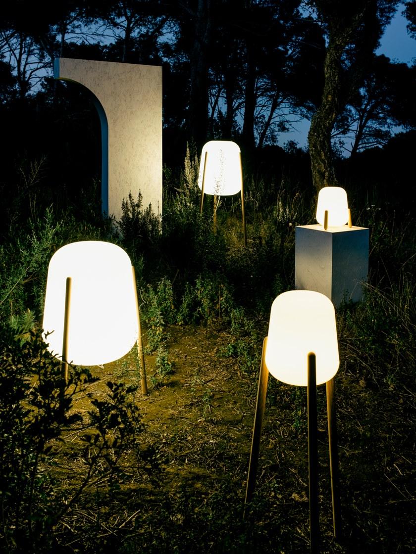 calma Торшер для улицы из дерева и стекла Xica & xanca sun-id-1472941 - Вид №4