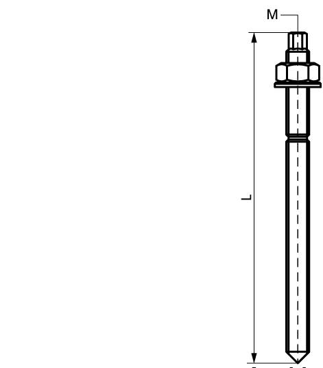 60991013 Монтажный элемент WIS Шпильки резьбовые для анкеровки WALRAVEN  - Вид №1