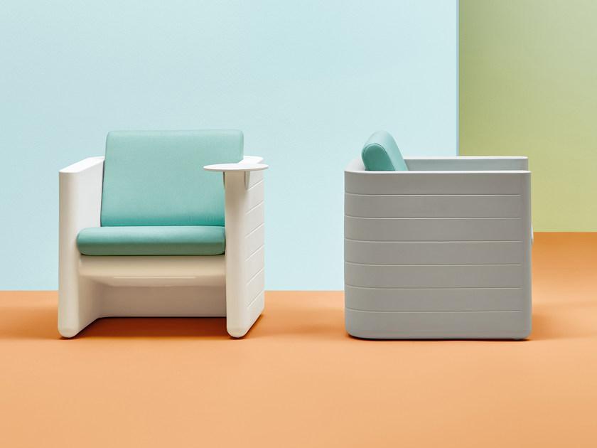 Pedrali Садовое кресло из мягкой ткани со съемным чехлом Sunset 625 - Вид №10