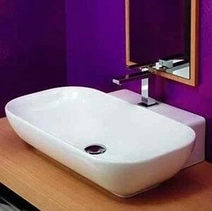 42023 Накладная раковина на столешницу  овальная