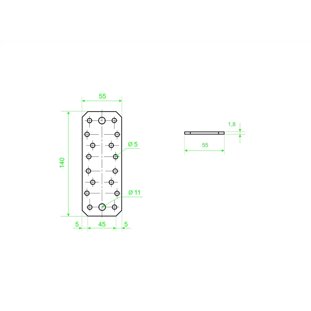 Крепежная пластина Santreyd для деревянных конструкций 140x55 мм 83612999 STLM-0042725 - Вид №3