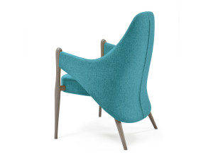 Тканевое кресло с подлокотниками