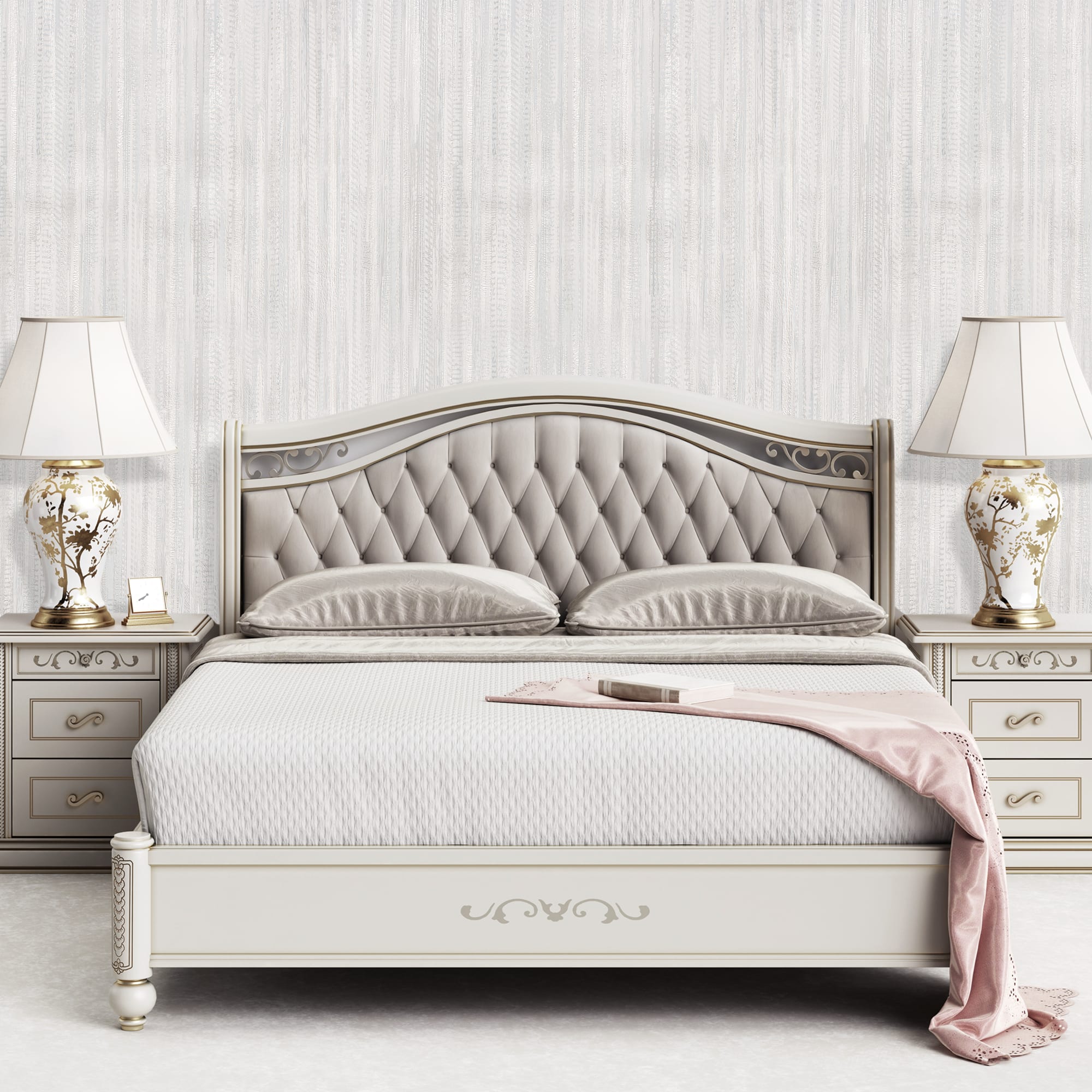 82938334 Обои бумажные 506-07 0.53 м голубые Фазан Santreyd  - Вид №3