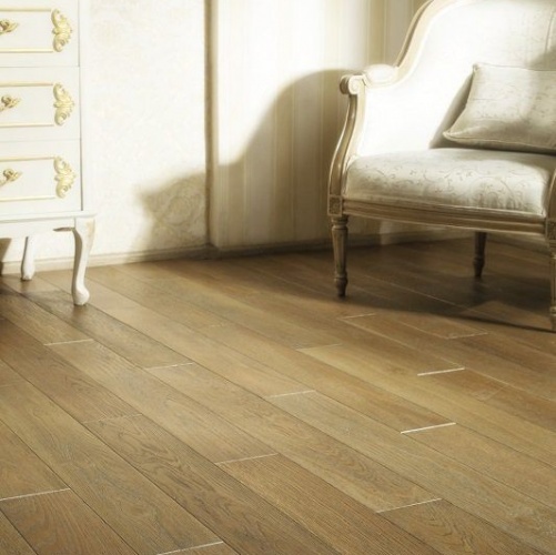 Массивная доска Ashton Венеция Дуб Натур с брашью (Текстурированная) 910х123 мм 1000300024 - Вид №3