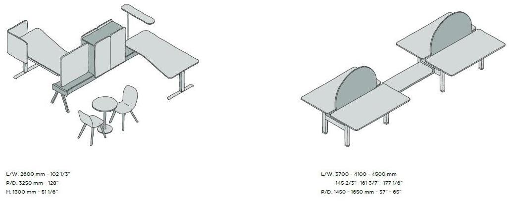 Martex Несколько рабочих станций Flow sun-id-1357560 - Вид №4