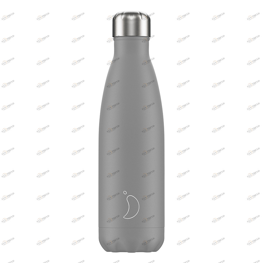 Термос 500 мл серый Monochrome Grey CHILLY'S BOTTLES ДИЗАЙНЕРСКИЕ 00-3948003 Серый 