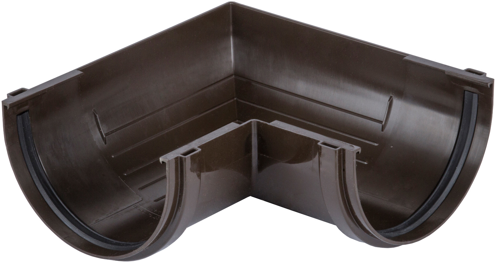 81930148 Угол желоба Dacha 120 мм 90 градусов коричневый STLM-0014106 DÖCKE