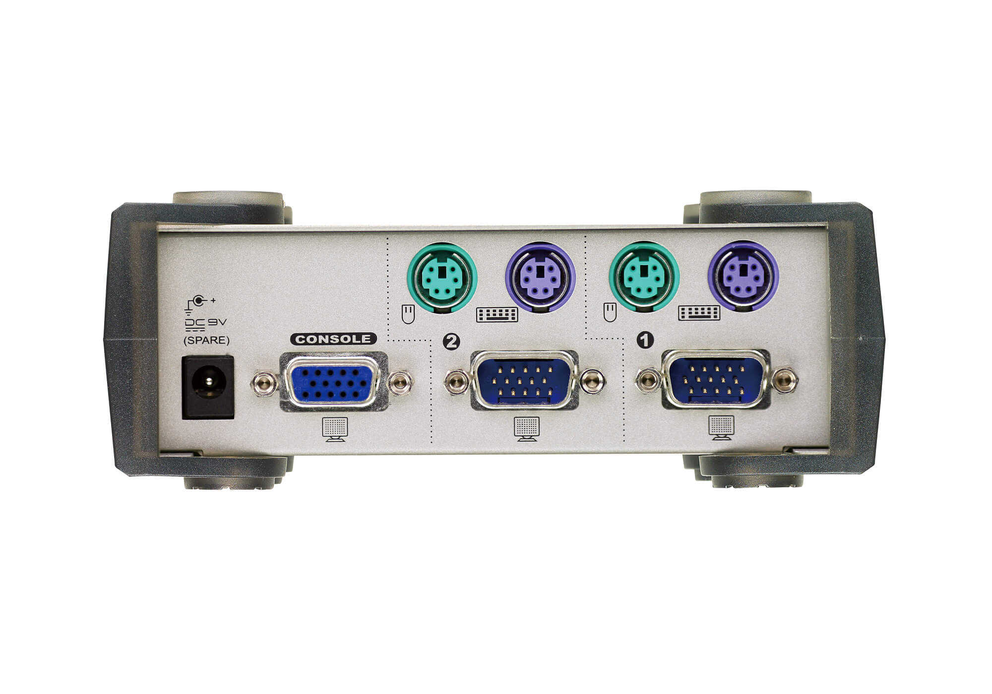 CS82A 2 ports kvm master view w/1.2m ATEN Santreyd  - Вид №1