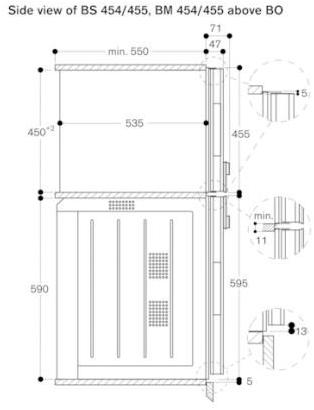 Gaggenau Комбинированная микроволновая печь Serie 400 Bm450100 - Вид №5