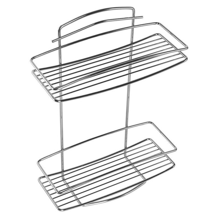 212W020M44 Полка дву*ъярусная прямая проволока стальная 12 Milardo Shelf - Вид №1