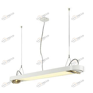Подвесной светильник белый SLV Aixlight R Office 159091 SLV ДИЗАЙНЕРСКИЕ, AIXLIGHT R OFFICE 00-3889644 Белый 