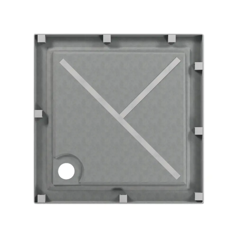 METAKAM Apart — квадратный душевой поддон 80×80 см с антискользящим покрытием 89386659 STLM-1361493 - Вид №2