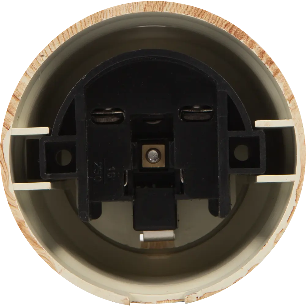 Розетка Electraline Bironi ретро с заземлением под дерево 82246898 Серия отсутствует STLM-0023005 - Вид №3