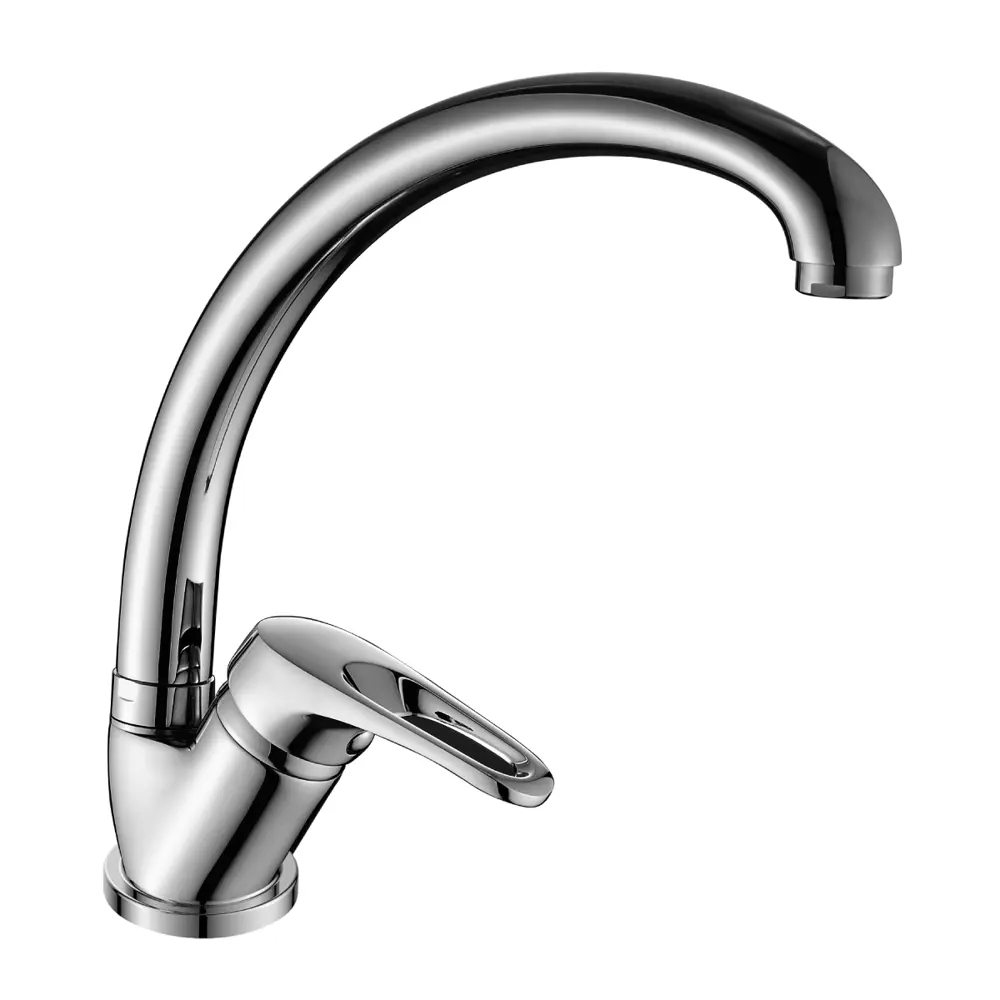 Смеситель кухонный Rossinka Silvermix LRB35-25 высота 20 см цвет хром STLM-2166681