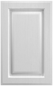Фасады для кухни Классика Фрезеровка «Шеффилд» Белая структурная №511