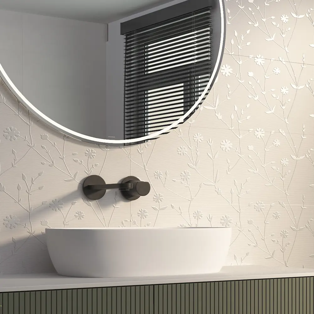 Декор настенный Gracia Ceramica Velvet 25x60 см матовый цвет бежевый STLM-2075230