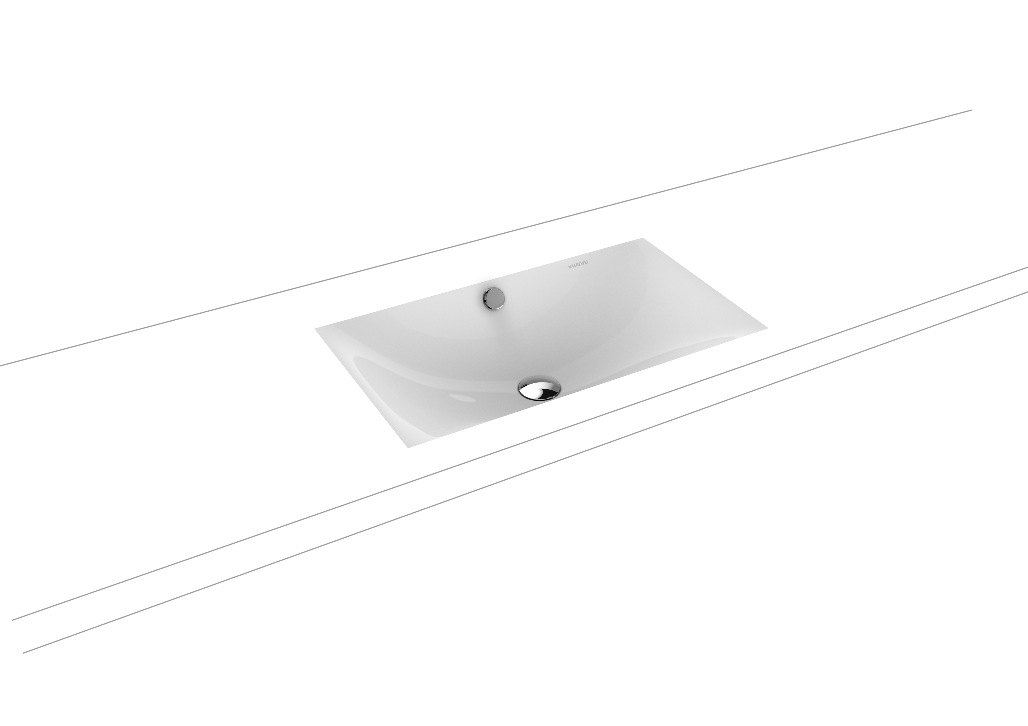 Умывальник KALDEWEI Сталь эмалированная 3048 24 багамский бежевый 304824 - Вид №1