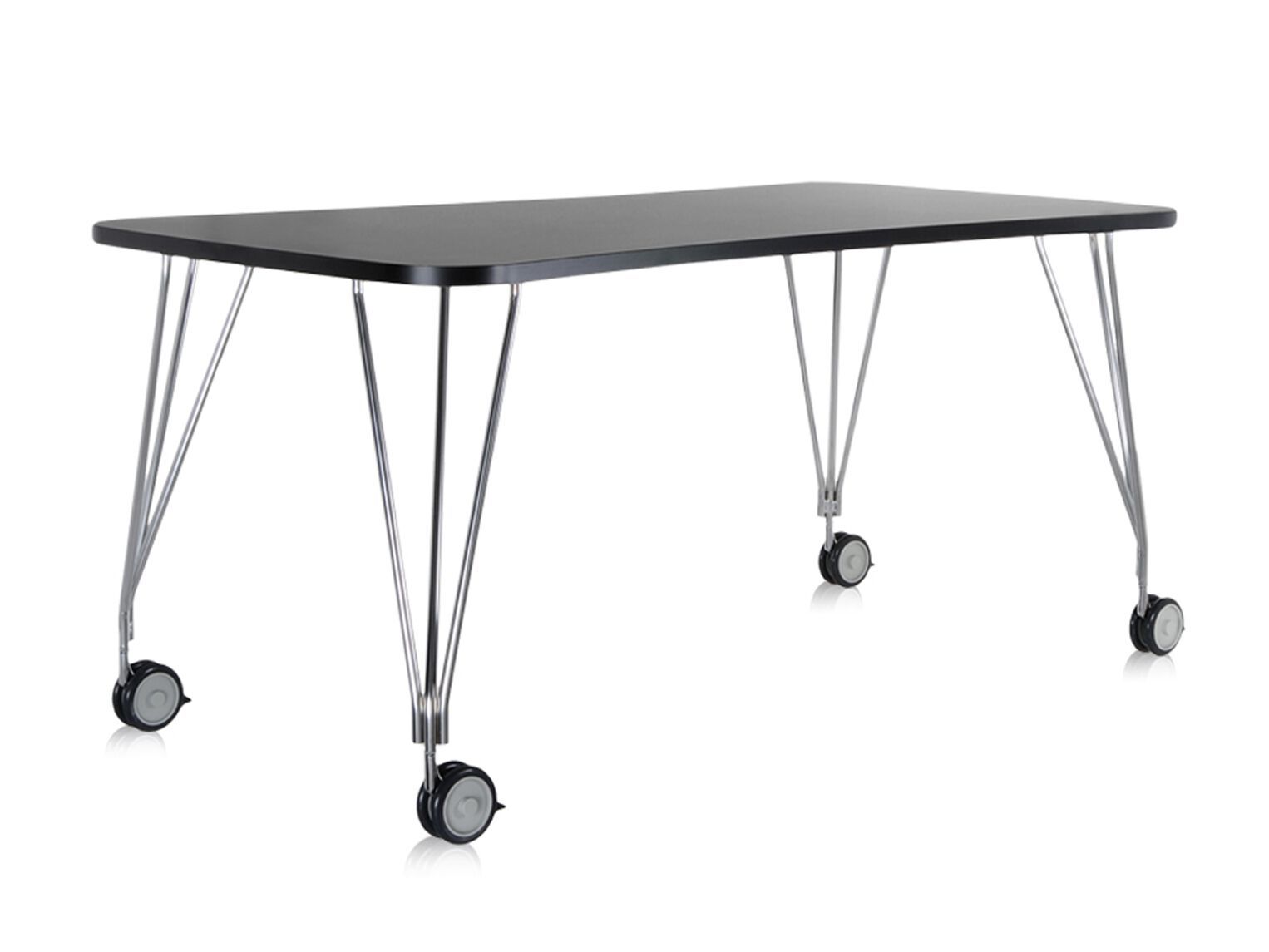 Рабочий стол из ламината на колесах Kartell MAX ARCH-00139172