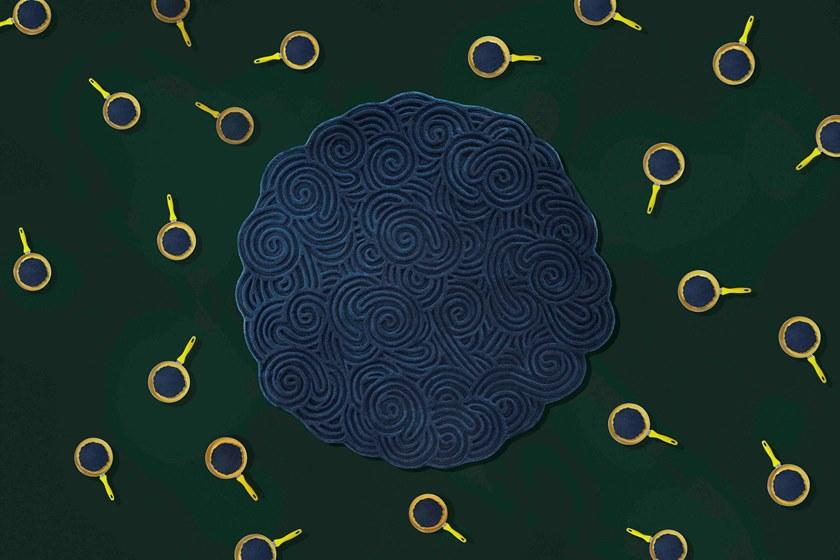 Scarlet Splendour Ковер из шерсти Karesansui sun-id-1504342 - Вид №9