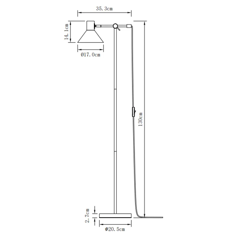 Торшер Camelion KD-434F C02 — современное освещение для интерьера 89387930 STLM-1504224 - Вид №9