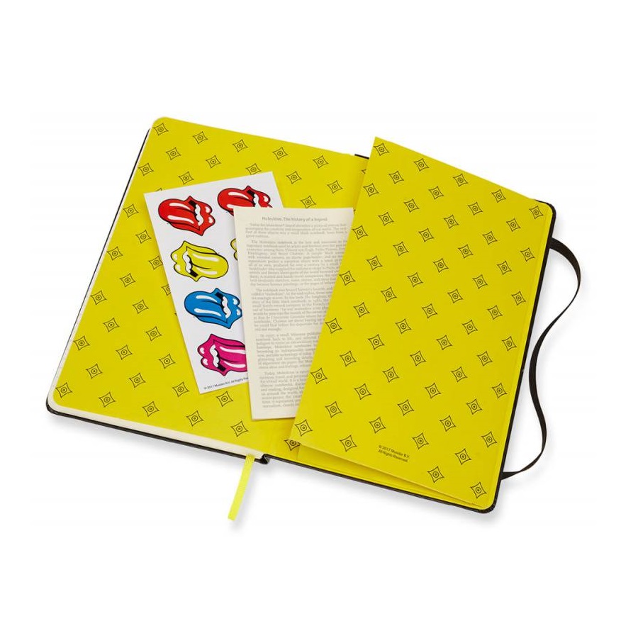Блокнот Moleskine Limited Edition ROLLING STONES Large, черный 485764 - Вид №4