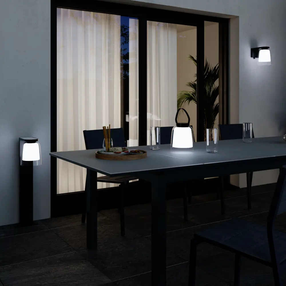 Фонарный столб Inspire Klock Intenso на батарее 900 Лм 4000 К IP44 цвет антрацит STLM-2089540 - Вид №12