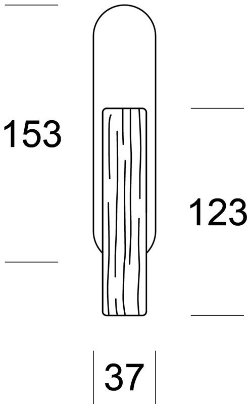 Ento Оконная ручка из латуни dk Wood 6168 - Вид №2