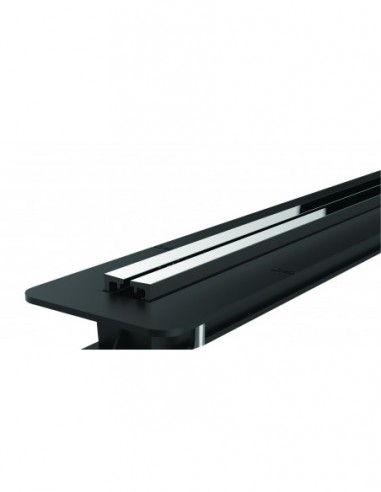 569300 000 00  Плоский желоб для душа Panama, регулируемый от 400 до 1200 мм, в комплекте уплотнительная планка Valentin Хром  - Вид №4