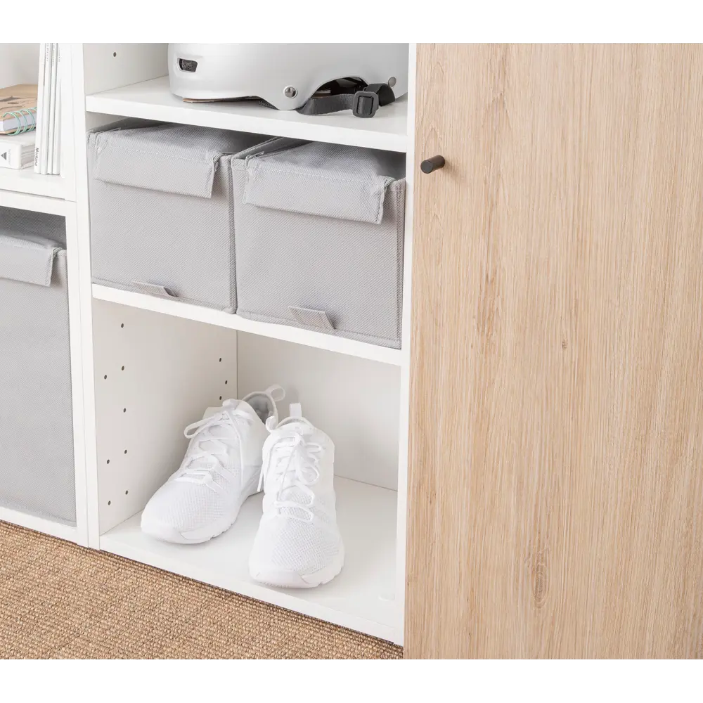 SPACEO Короб для хранения с крышкой на липучке 18×16.5×28 см 86864480 Kub STLM-1079254 - Вид №2