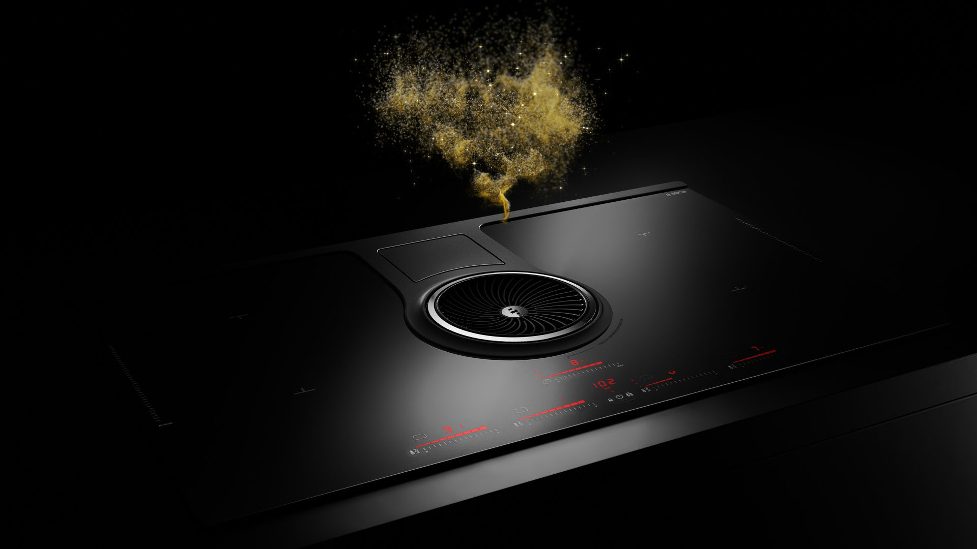 NIKOLATESLA BL/F/83-PRF0120978A Индукционные варочные панели / индукционная, .nikolatesla.панель+вытяжка, стеклокерамика, индукционная, 83см, сенсорное управление , pot detector, bridge zones, power limitation , 900м3, фильтрация, черный Elica  - Вид №3