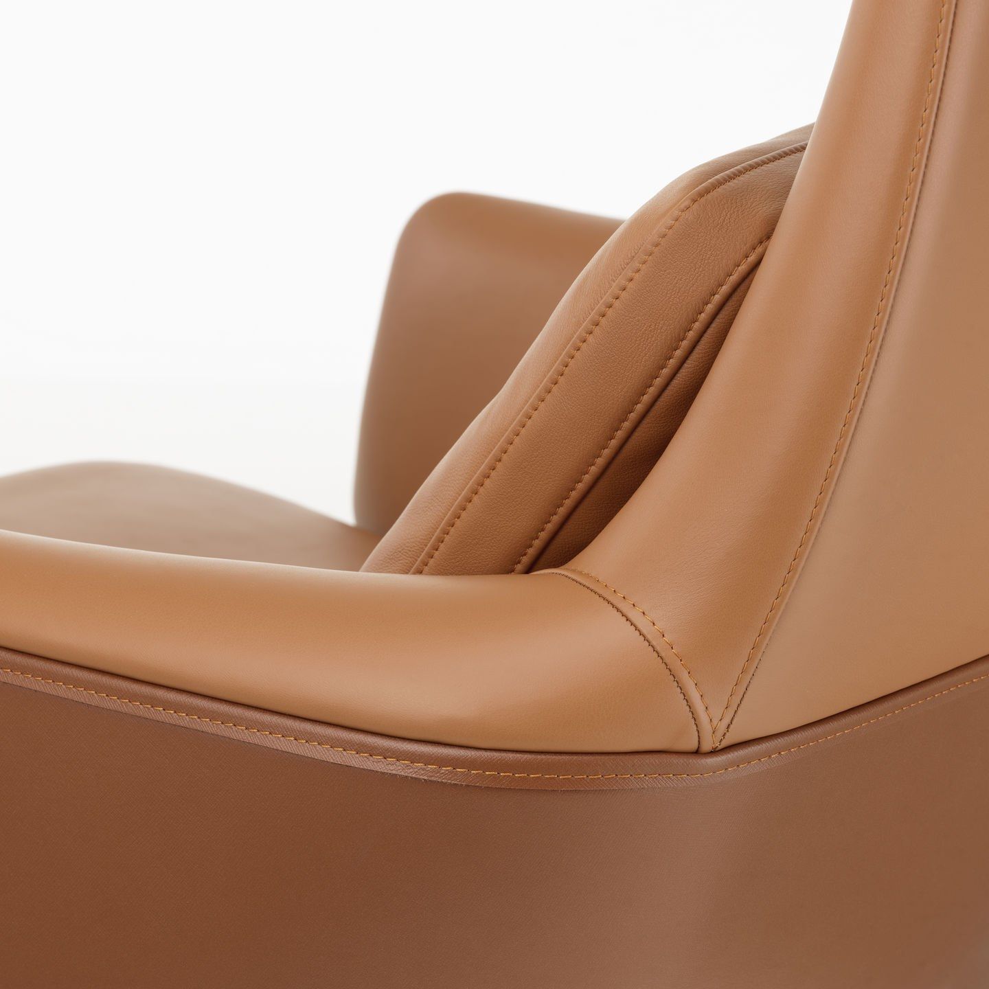 Кожаный спиц кресло с подголовником VITRA Grand Relax ARCH-00138583 - Вид №13