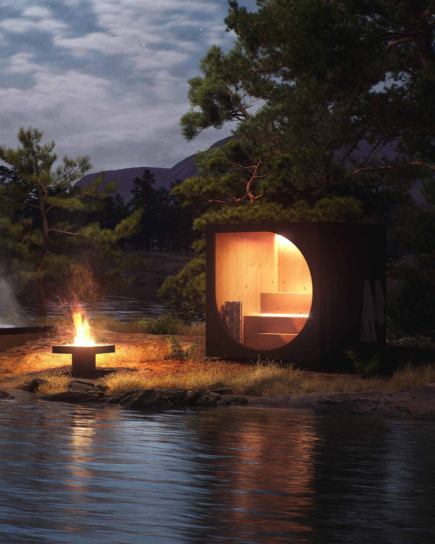 Сауна на открытом воздухе Drop DROP SAUNA ARCH-00004362 - Вид №1