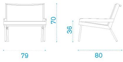 Ethimo Садовое кресло из ethimo etwick® с подлокотниками Allaperto Aapl00ew0 - Вид №3