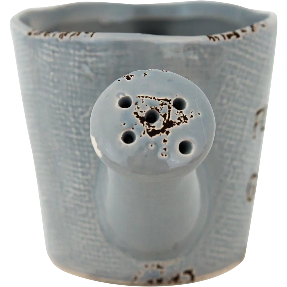 Кашпо-кактусник 10.5x10x17 см v0.42 л керамика серый GARDMAX STLM-2207175 - Вид №2