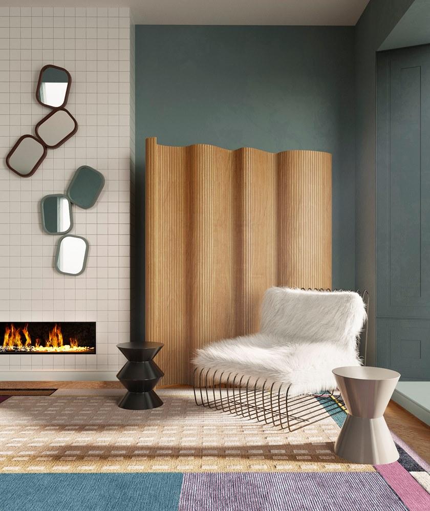 Tapis Rouge Прямоугольный коврик ручной работы из шерсти и шелка Abstraction Tr1757 - Вид №2