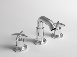 Смеситель для биде с 3 отверстиями для пола с отдельными розетками