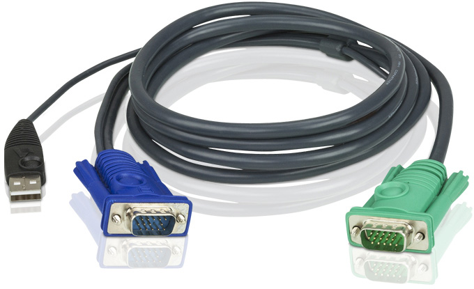 2L-5201U Cable hd15m/usb a(m)--sphd15m, 1.2m ATEN Santreyd 