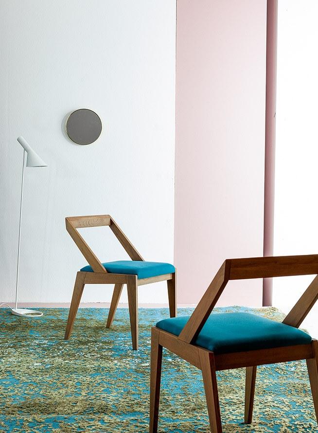 Devina Nais Стул из массива дерева со встроенной подушкой sun-id-1391715 - Вид №1