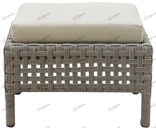 Il Giardino di Legno Прямоугольный садовый пуф из синтетического волокна Argali 4429